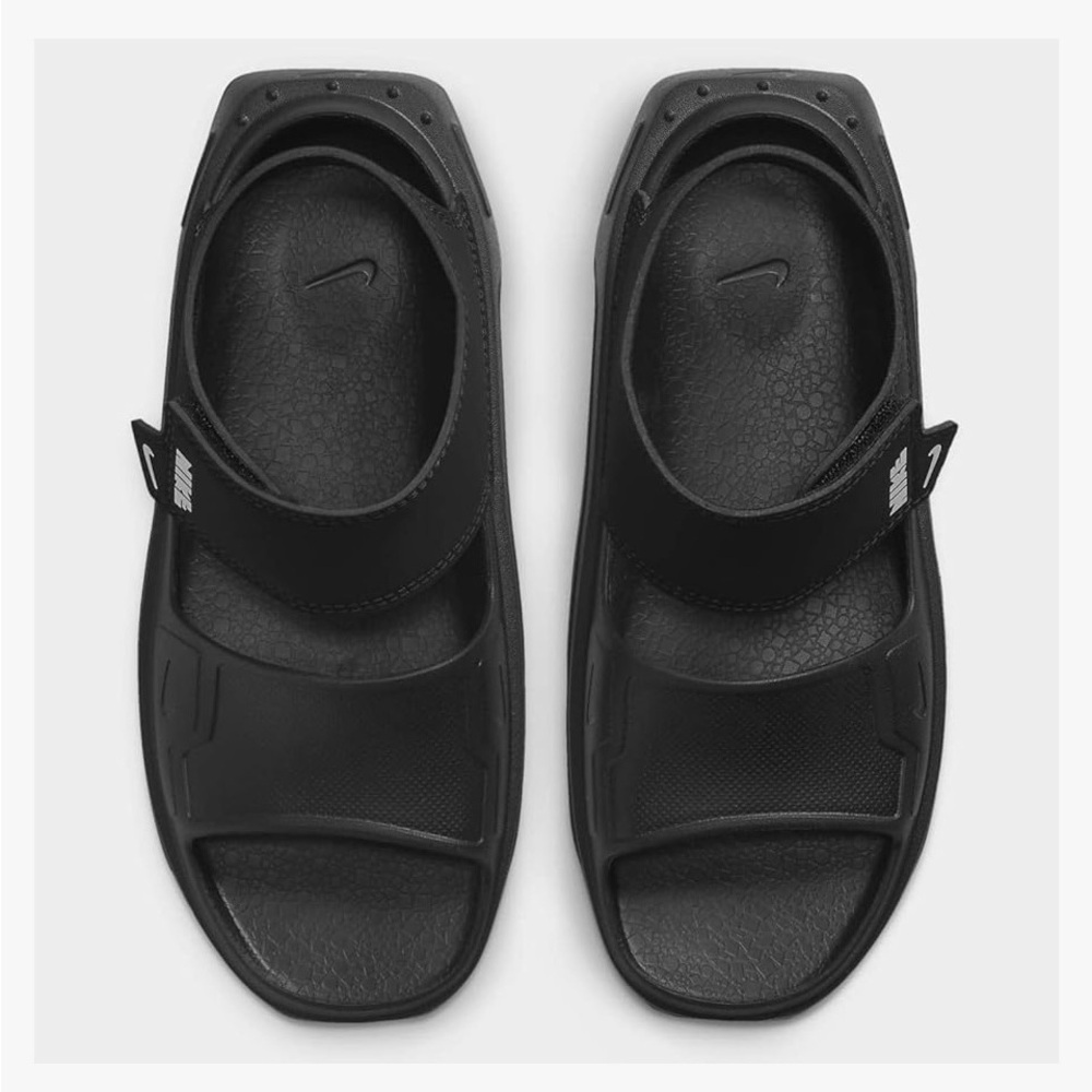 Nike Black Slide Sandals with Strap